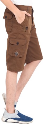 SKYFLLU Three Fourth For Boys(Brown Pack of 1)