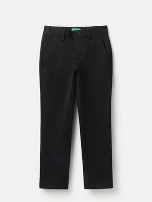 United Colors of Benetton Three Fourth For Boys(Black Pack of 1)