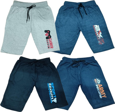 LAKSIMA Three Fourth For Boys(Multicolor Pack of 4)