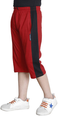 KAVYA Three Fourth For Boys(Red Pack of 1)