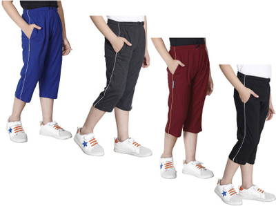 Indistar Three Fourth For Boys(Multicolor Pack of 4)