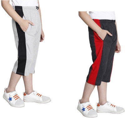 KAVYA Three Fourth For Boys(Multicolor Pack of 2)