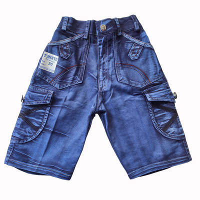 Mintu Three Fourth For Boys(Blue Pack of 1)
