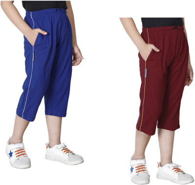 KAVYA Three Fourth For Boys(Multicolor Pack of 2)