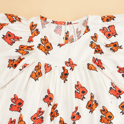 Pantaloons Junior Girls Casual Rayon Crepe Blend Top(White, Pack of 1)