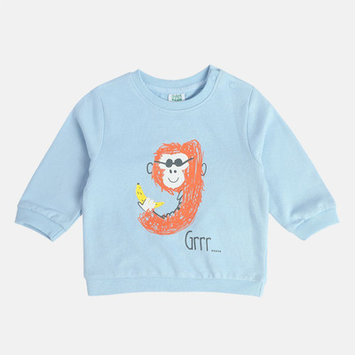 MINI KLUB Full Sleeve Printed Baby Boys Sweatshirt