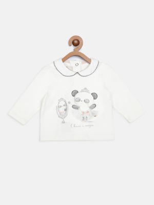 Chicco Baby Girls Casual Pure Cotton Top(White, Pack of 1)