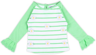 Babies R Us Baby Girls Casual Cotton Blend Top(Green, Pack of 1)