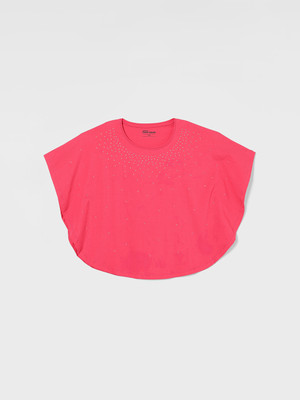Fame Forever by Lifestyle Girls Casual Cotton Blend Woven Top(Pink, Pack of 1)
