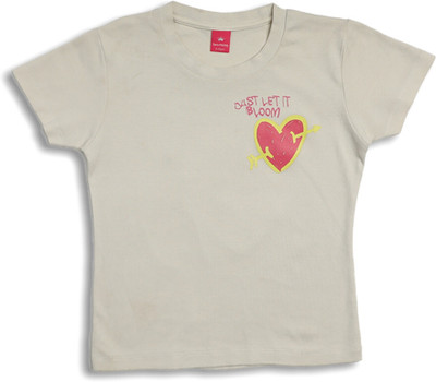 SPORTKING Girls Casual Pure Cotton Top(Multicolor, Pack of 1)