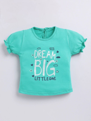 CERABI Girls Casual Pure Cotton Top(Multicolor, Pack of 1)