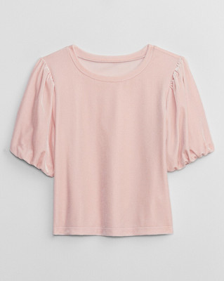 GAP Girls Casual Polyester Knit Top(Pink, Pack of 1)