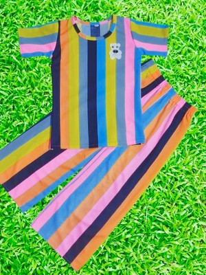 Lakho fashion Girls Casual T-shirt Pant(multicolor)