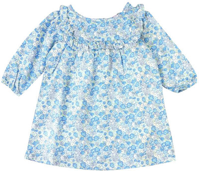 Popees Baby Girls Casual Cotton Blend Layered Top(Multicolor, Pack of 1)