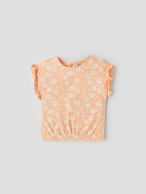 Popees Baby Girls Pure Cotton A-line Top(Multicolor, Pack of 1)