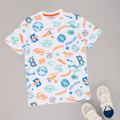 Pantaloons Junior Girls Cotton Blend Top(Multicolor, Pack of 1)