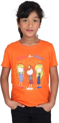 Yellowtoons Girls Casual Acrylic Blend A-line Top(Multicolor, Pack of 1)