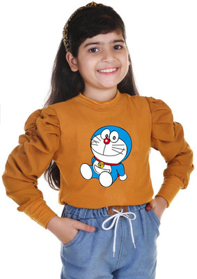 Zarmin Girls Casual Cotton Blend Top(Yellow, Pack of 1)
