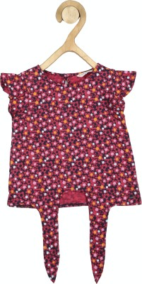 PETER ENGLAND Girls Casual Viscose Top(Multicolor, Pack of 1)