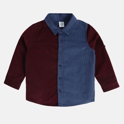 MINI KLUB Boys Solid Casual Multicolor Shirt