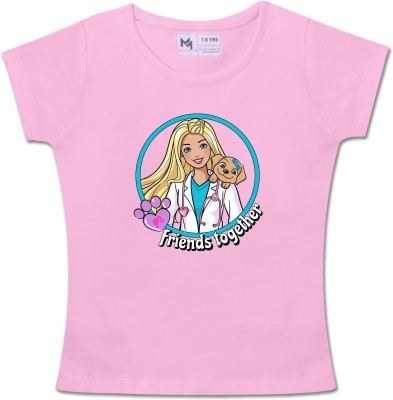 MINUTE MIRTH Baby Girls Casual Pure Cotton Top(Pink, Pack of 1)