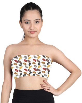 jovo Girls Casual Cotton Blend Crop Top(Multicolor, Pack of 1)