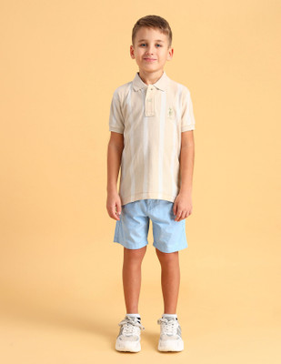 U.S. POLO ASSN. Girls Casual Pure Cotton Top(White, Pack of 1)