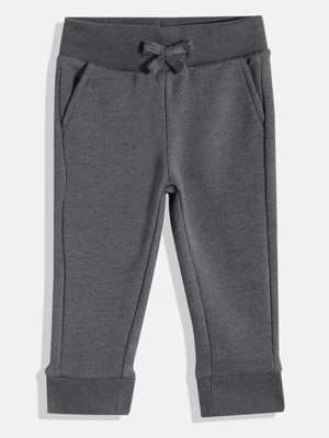 United Colors of Benetton Track Pant For Boys(Grey, Pack of 1)
