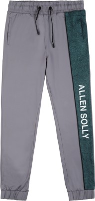 Allen Solly Track Pant For Boys(Black, Pack of 1)