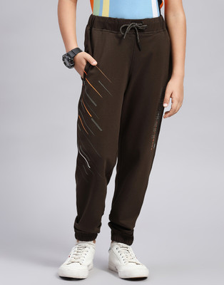 MONTE CARLO Track Pant For Boys(Brown, Pack of 1)