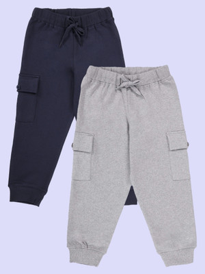 KiddoPanti Track Pant For Boys(Multicolor, Pack of 2)