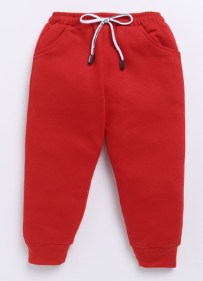 carrydreams Track Pant For Boys & Girls(Red, Pack of 1)