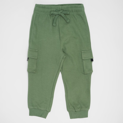 Pantaloons Baby Track Pant For Baby Boys(Green, Pack of 1)