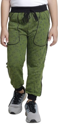 IndiWeaves Track Pant For Boys(Green, Pack of 1)