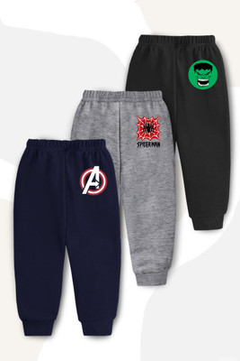 YK Marvel Track Pant For Boys & Girls(Multicolor, Pack of 3)