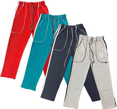AMNOUR Track Pant For Boys(Multicolor, Pack of 4)
