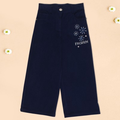 Cutecumber Track Pant For Girls(Blue, Pack of 1)