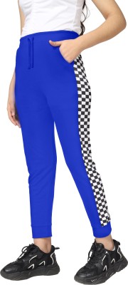 KYDA Track Pant For Girls(Blue, Pack of 1)