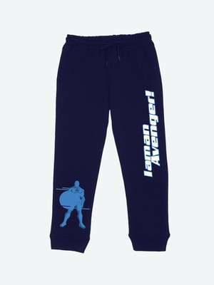 WYM TREND Track Pant For Boys(Blue, Pack of 1)