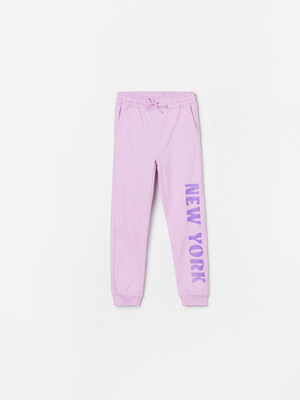 Fame Forever by Lifestyle Track Pant For Girls(Purple, Pack of 1)