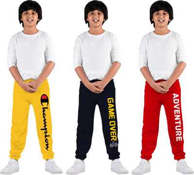 swanker Track Pant For Boys & Girls(Multicolor, Pack of 3)