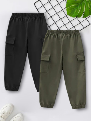 Trampoline Track Pant For Boys & Girls(Multicolor, Pack of 2)