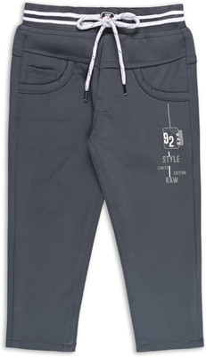Wishkaro Track Pant For Boys(Grey, Pack of 1)