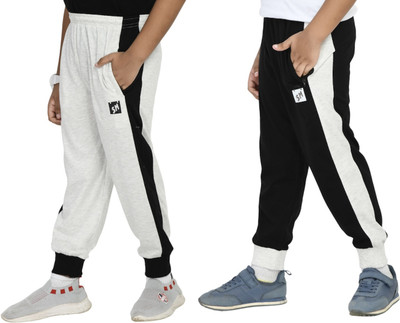 ShopMore Track Pant For Boys(Black, Pack of 2)