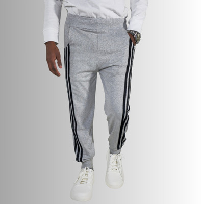 LILBITS Track Pant For Boys(Grey, Pack of 1)