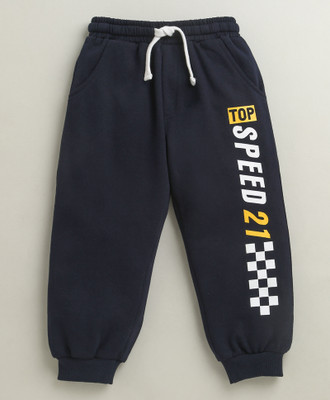 BUMZEE Track Pant For Boys(Dark Blue, Pack of 1)