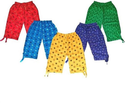 FOXSTON Track Pant For Baby Girls(Multicolor, Pack of 5)