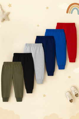 Trampoline Track Pant For Boys & Girls(Multicolor, Pack of 6)