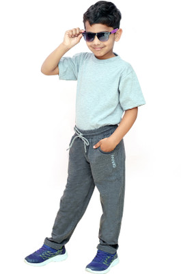 FABVIO PLUS Track Pant For Boys & Girls(Grey, Pack of 1)
