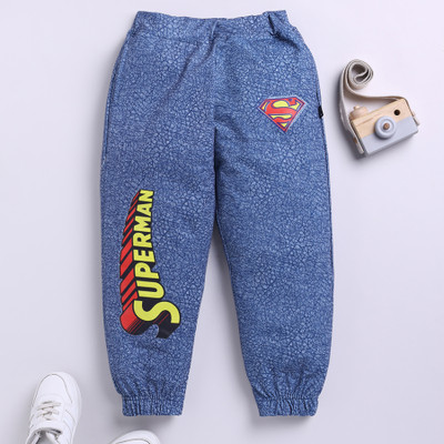 MINUTE MIRTH Track Pant For Boys(Blue, Pack of 1)